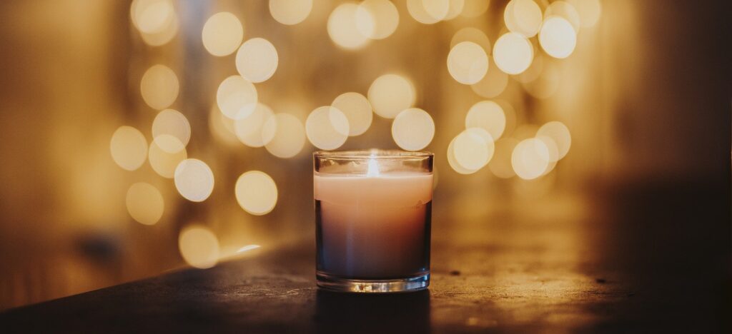 Kerze im Glas, Licht weitergeben, Welt heller machen
